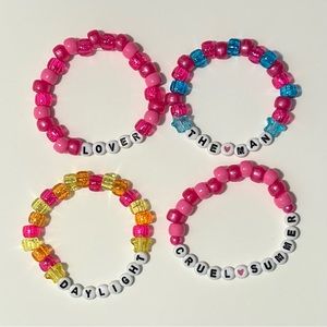4 Lover Era Taylor Swift Beaded Friendship Bracelets Eras Tour